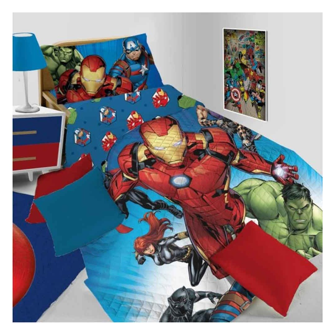Copriletto Trapuntato Singolo Avengers