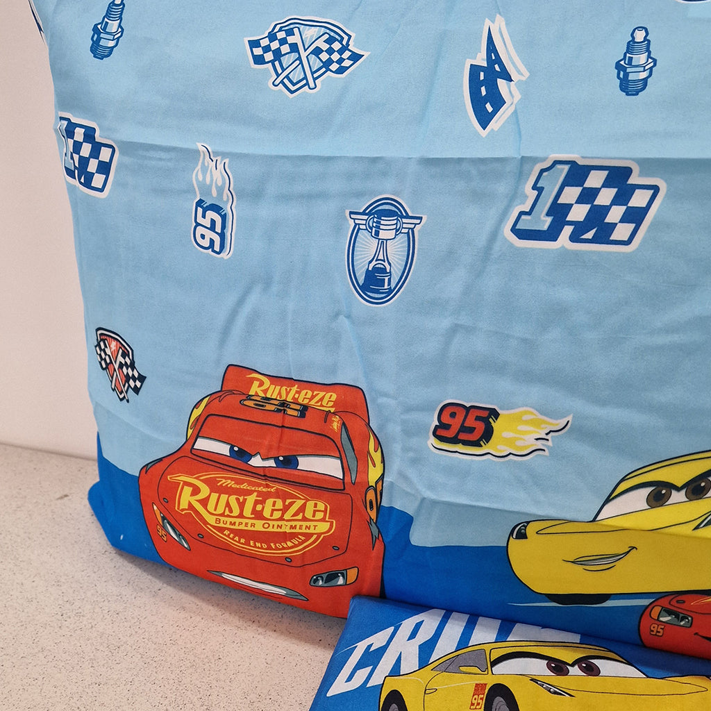Copripiumino Singolo in Microfibra Disney Cars