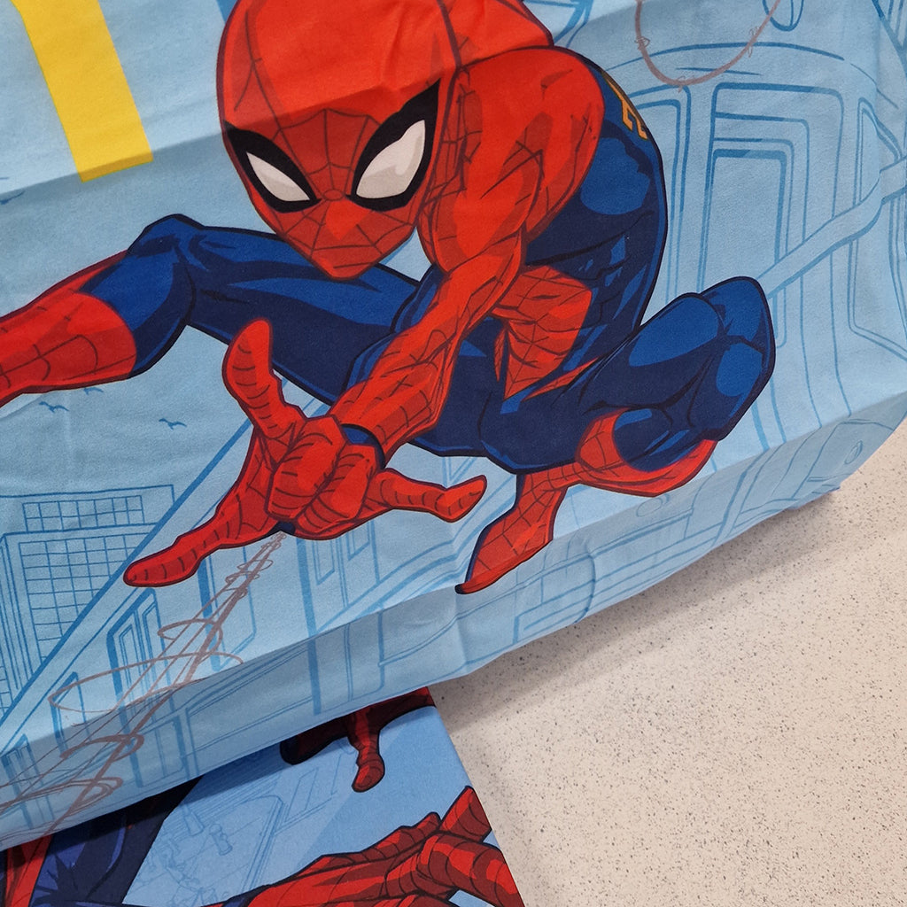 Copripiumino Singolo in Microfibra Spiderman