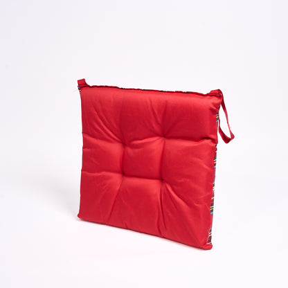 Coppia Cuscini Sedia 4 Punti Tartan