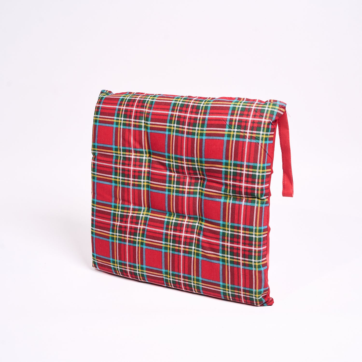 Coppia Cuscini Sedia 4 Punti Tartan