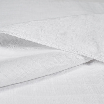 Panni in Mussola Bianca Melanie 100% Cotone