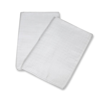 Panni in Mussola Bianca Melanie 100% Cotone