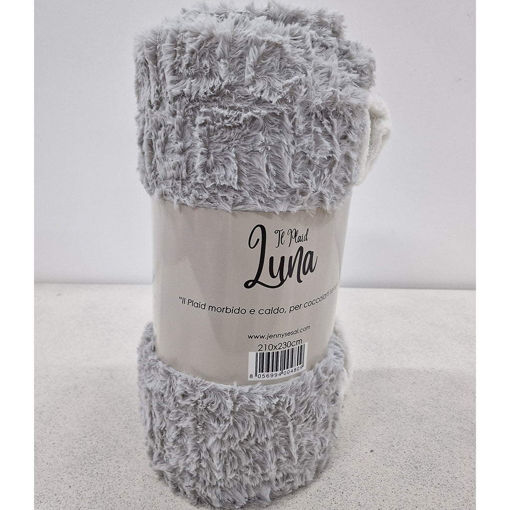 Plaid Matrimoniale Agnellato Js Luna