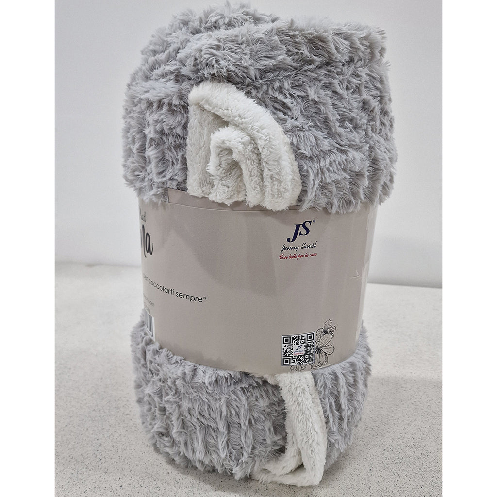 Plaid Matrimoniale Agnellato Js Luna