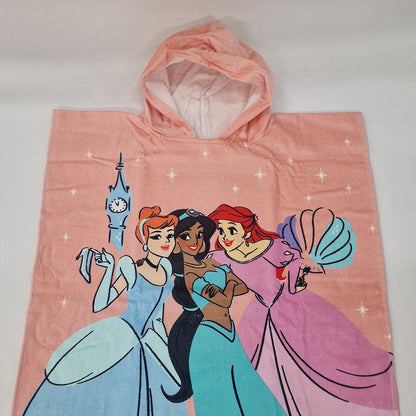 Poncho Microspugna Cotone Disney Principesse 60x60 cm