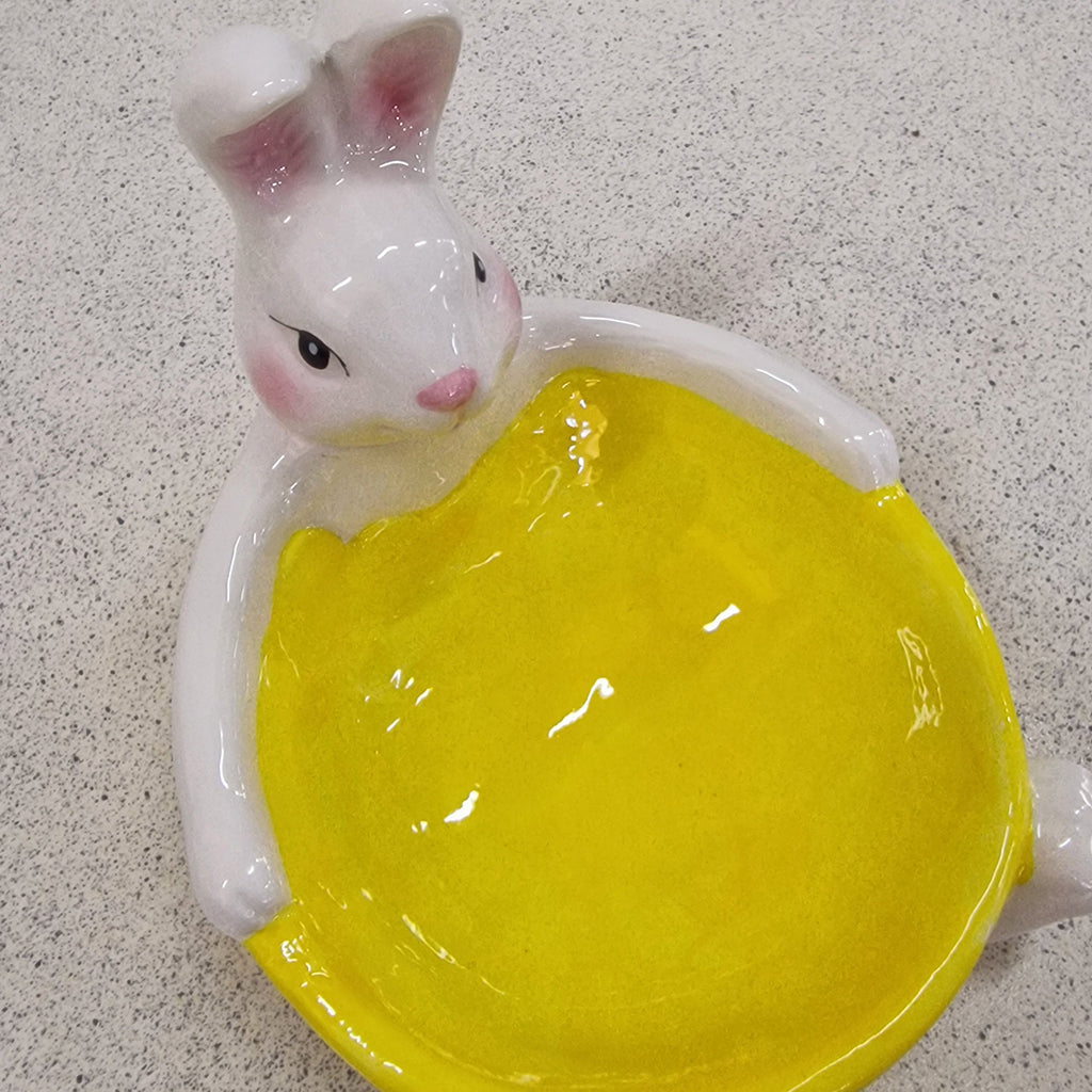 Portaoggetti in Ceramica Coniglietto