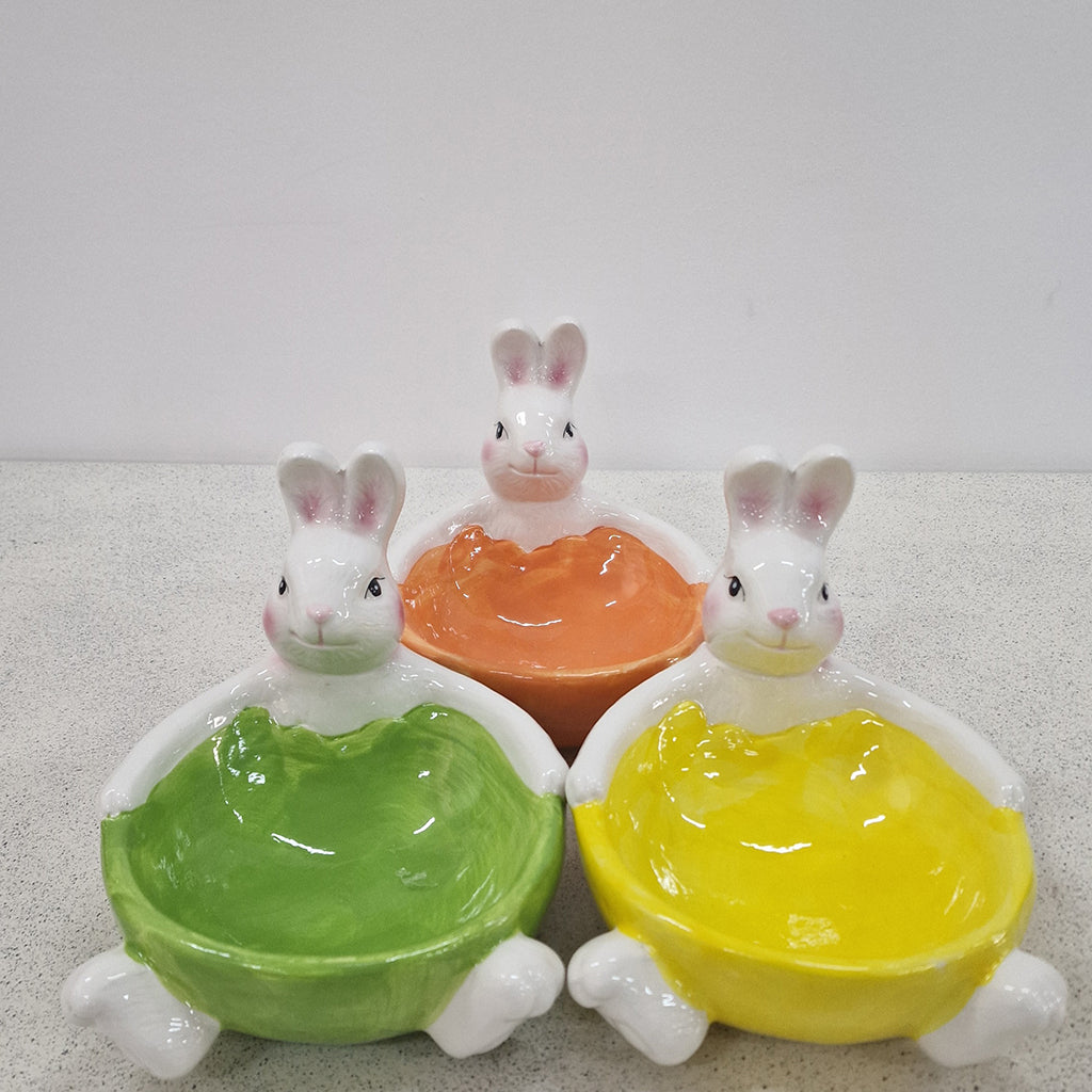 Portaoggetti in Ceramica Coniglietto