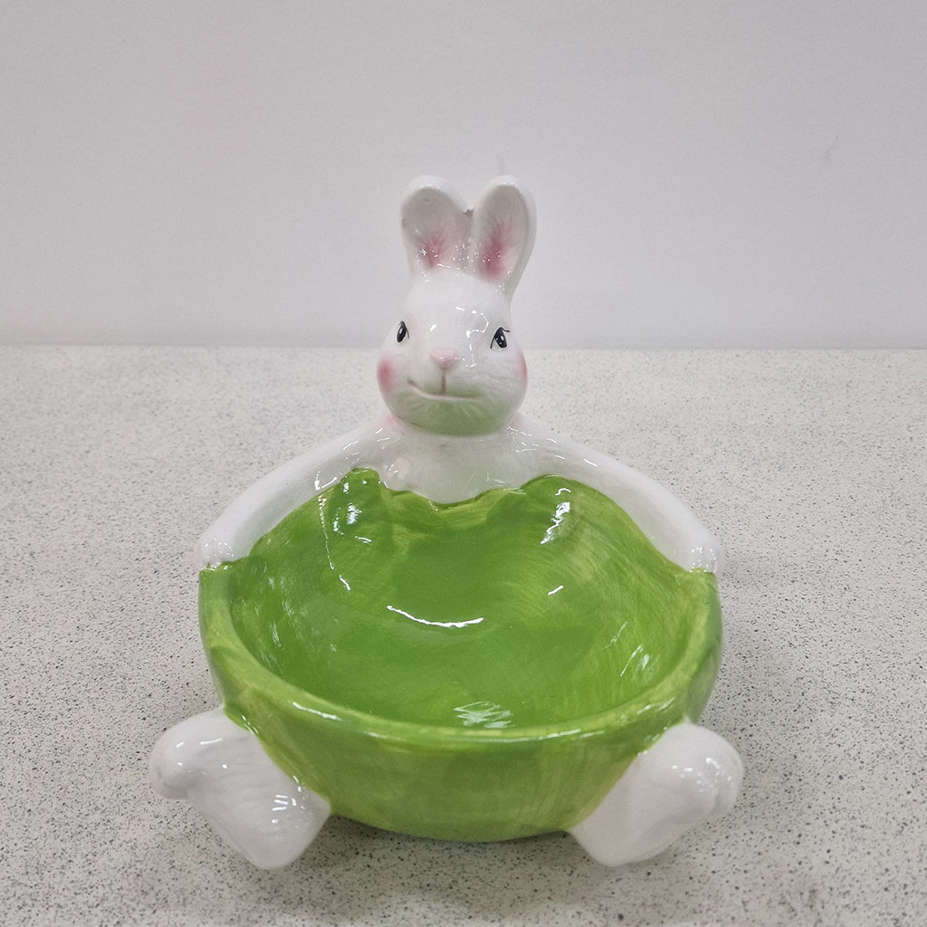 Portaoggetti in Ceramica Coniglietto