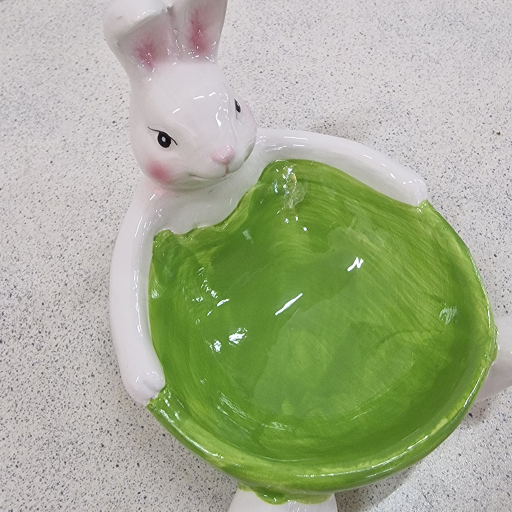 Portaoggetti in Ceramica Coniglietto