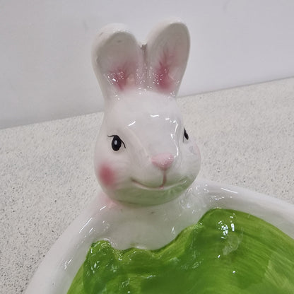 Portaoggetti in Ceramica Coniglietto