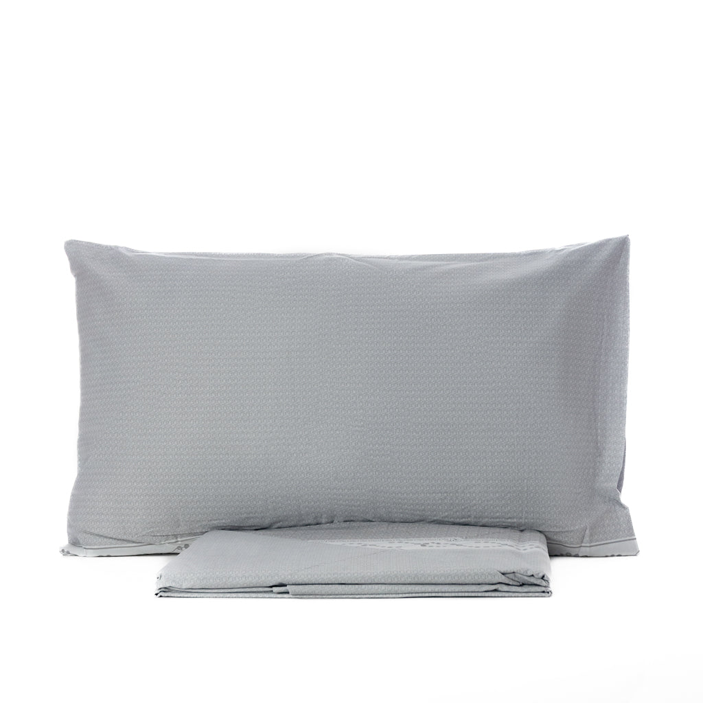 Completo Letto Cotone Matrimoniale Maxi Laura Biagiotti Ravi Grigio