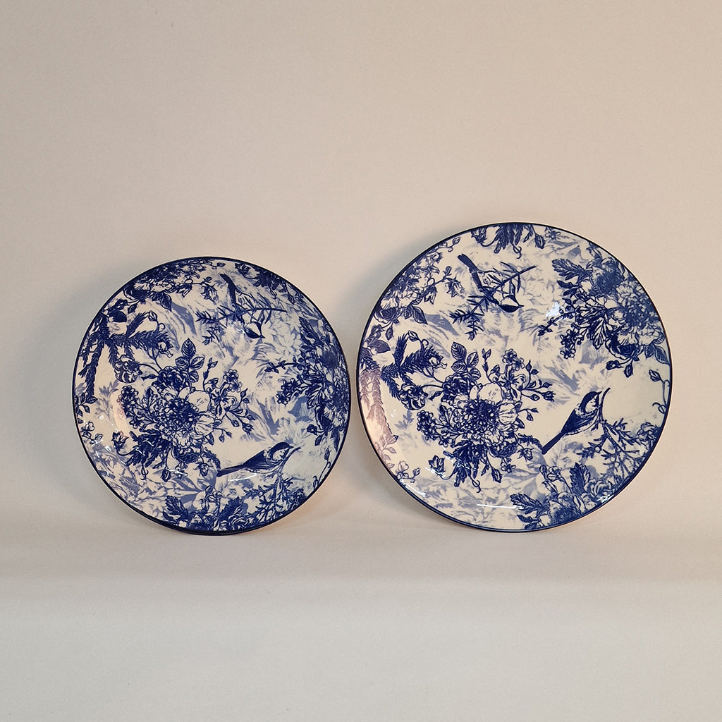 Servizio di Piatti 12 pz. Porcellana Primavera Blu
