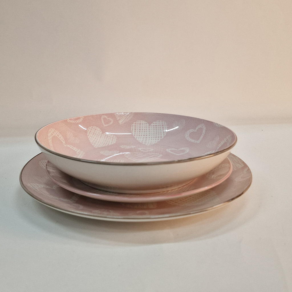 Servizio di Piatti 18 pz. Porcellana Melany