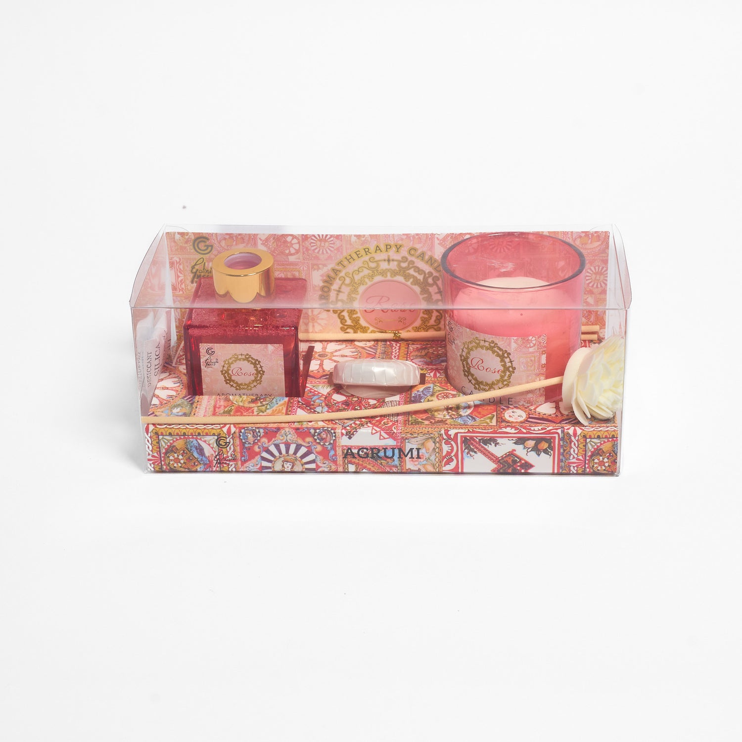 Set Diffusore per Ambienti Candela e Saponetta Profumata