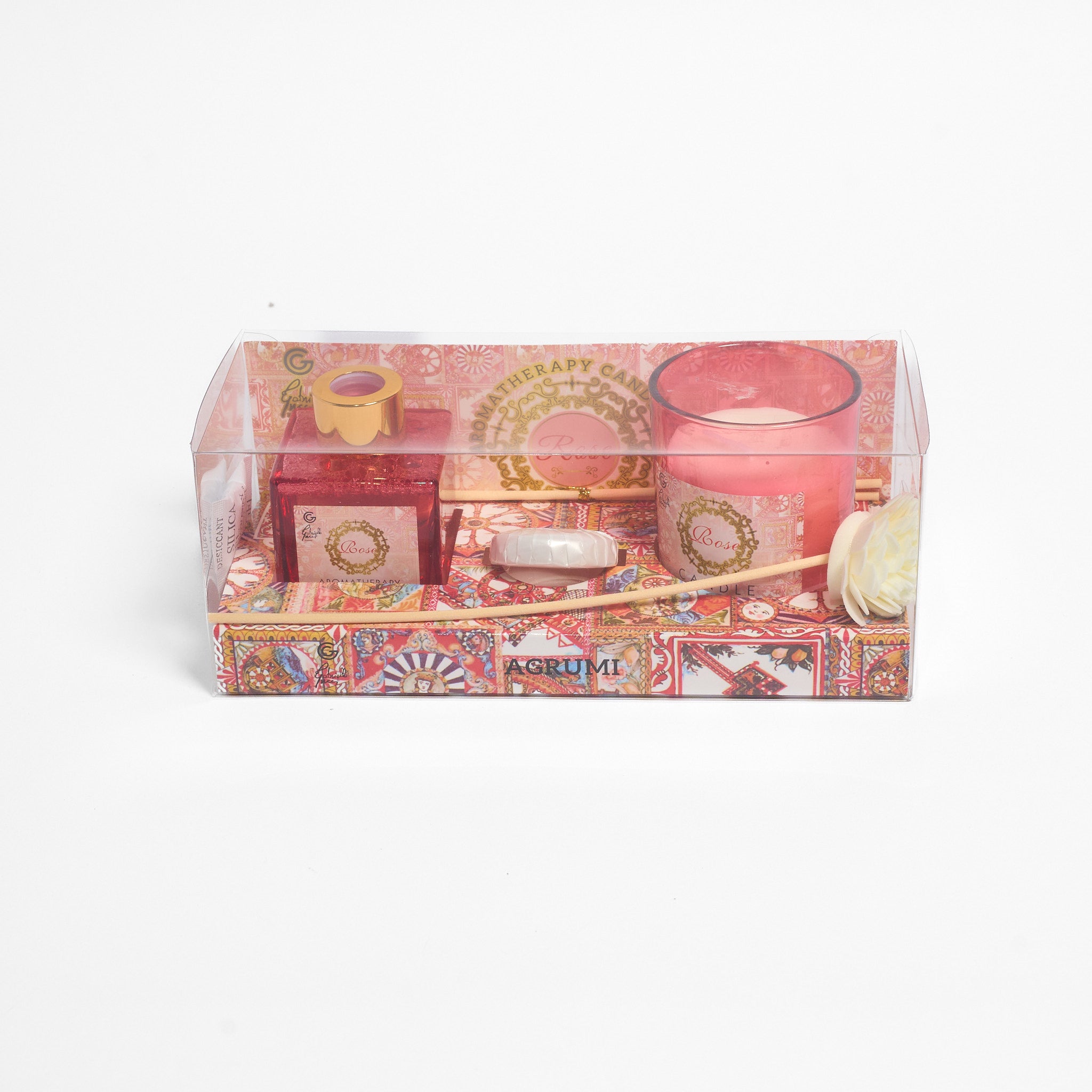 Set Diffusore per Ambienti Candela e Saponetta Profumata