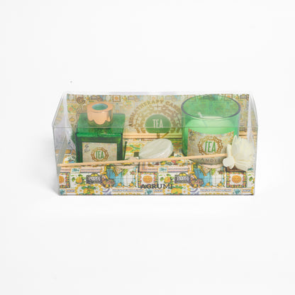 Set Diffusore per Ambienti Candela e Saponetta Profumata