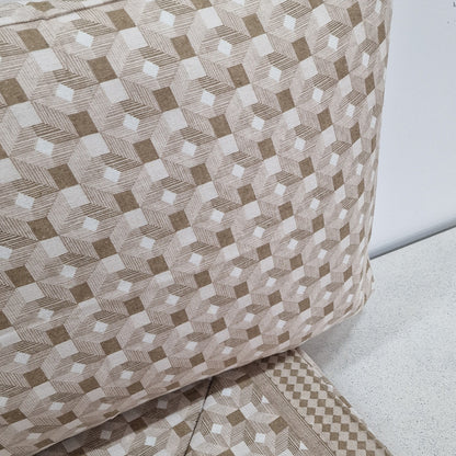 Set Lenzuola Flanella Matrimoniale Gabriella Gucci Courmayeur Geometrico