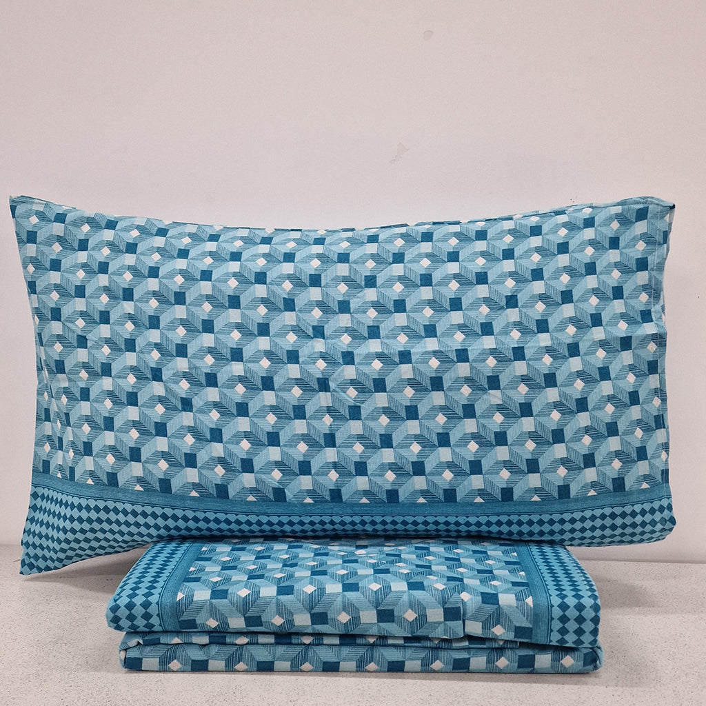 Set Lenzuola Flanella Matrimoniale Gabriella Gucci Courmayeur Geometrico