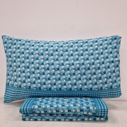 Set Lenzuola Flanella Matrimoniale Gabriella Gucci Courmayeur Geometrico