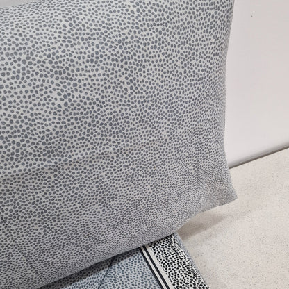 Set Lenzuola Flanella Matrimoniale Gabriella Gucci Courmayeur Pois