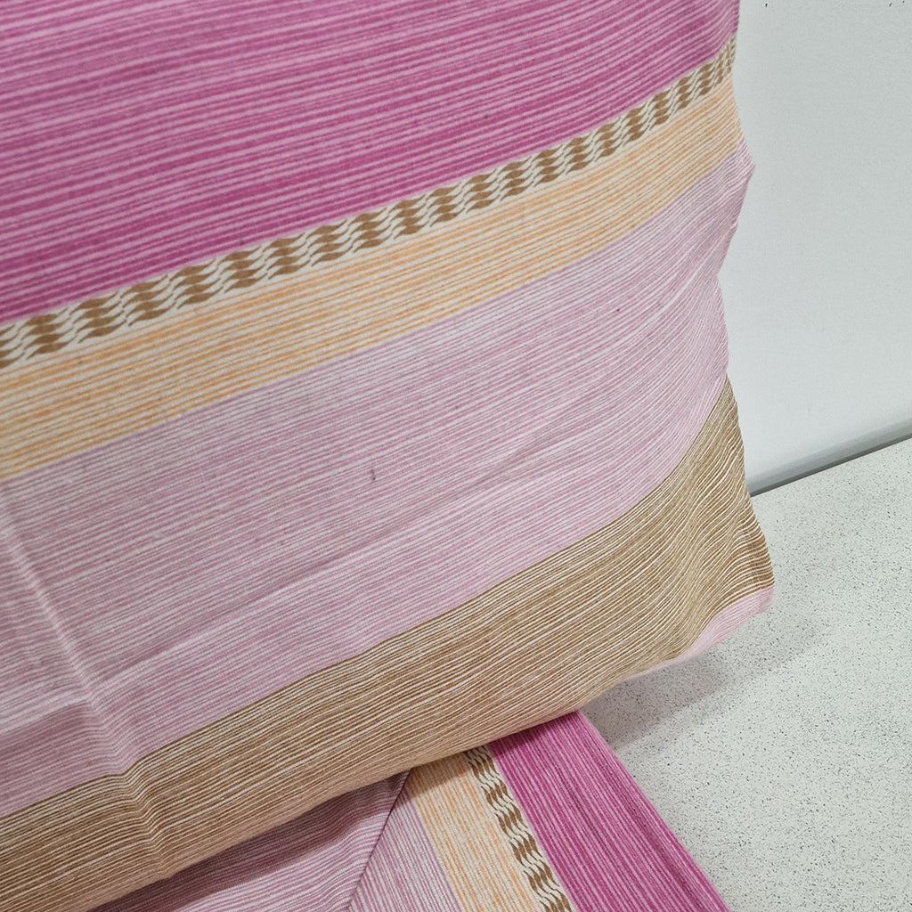 Set Lenzuola Flanella Matrimoniale Gabriella Gucci Courmayeur Righe