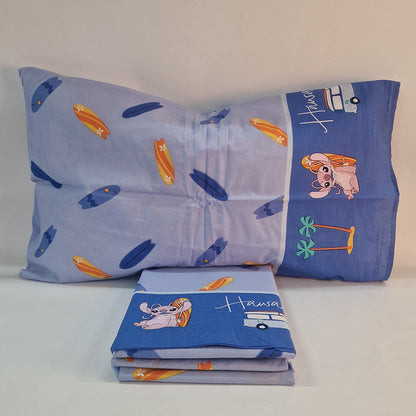 Set Lenzuola Singolo Cotone Lilo&amp;Stich Disney