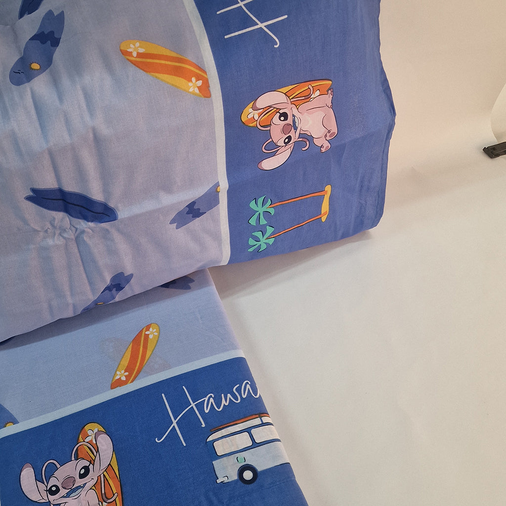 Set Lenzuola Singolo Cotone Lilo&amp;Stich Disney