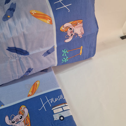 Set Lenzuola Singolo Cotone Lilo&amp;Stich Disney