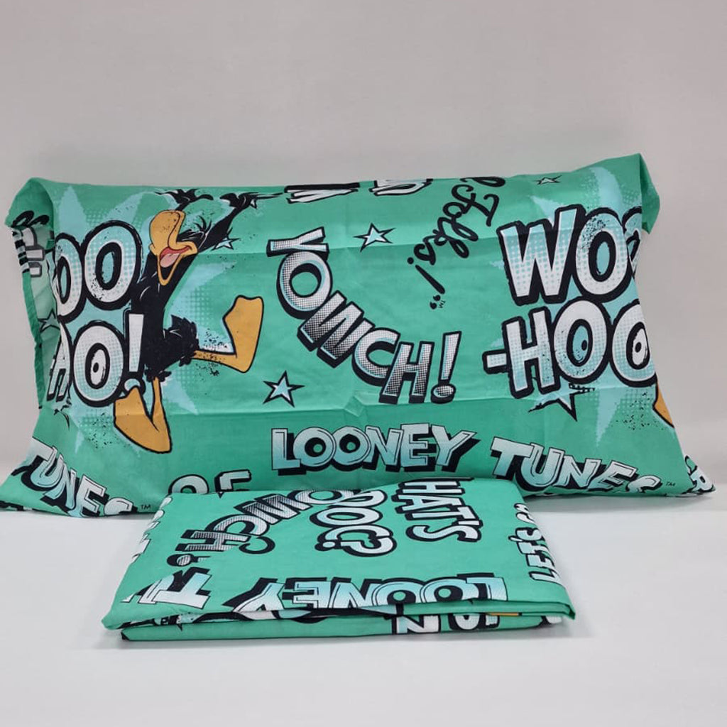 Set Lenzuola Singolo in Microfibra Looney Tunes Duffy Duck