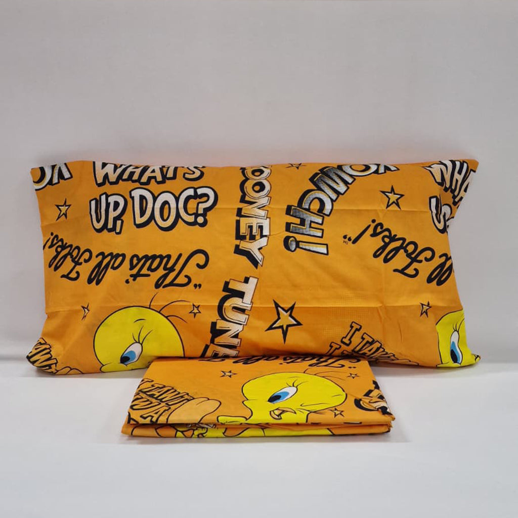 Set Lenzuola Singolo in Microfibra Looney Tunes Titty