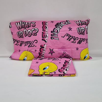 Set Lenzuola Singolo in Microfibra Looney Tunes Titty
