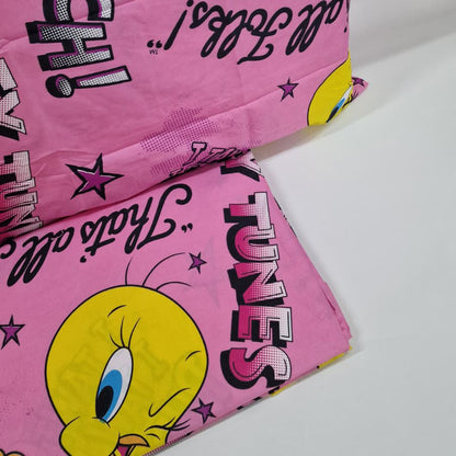 Set Lenzuola Singolo in Microfibra Looney Tunes Titty