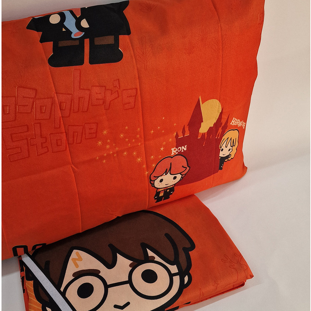 Set Lenzuola Singolo in Microfibra Harry Potter Mod.2