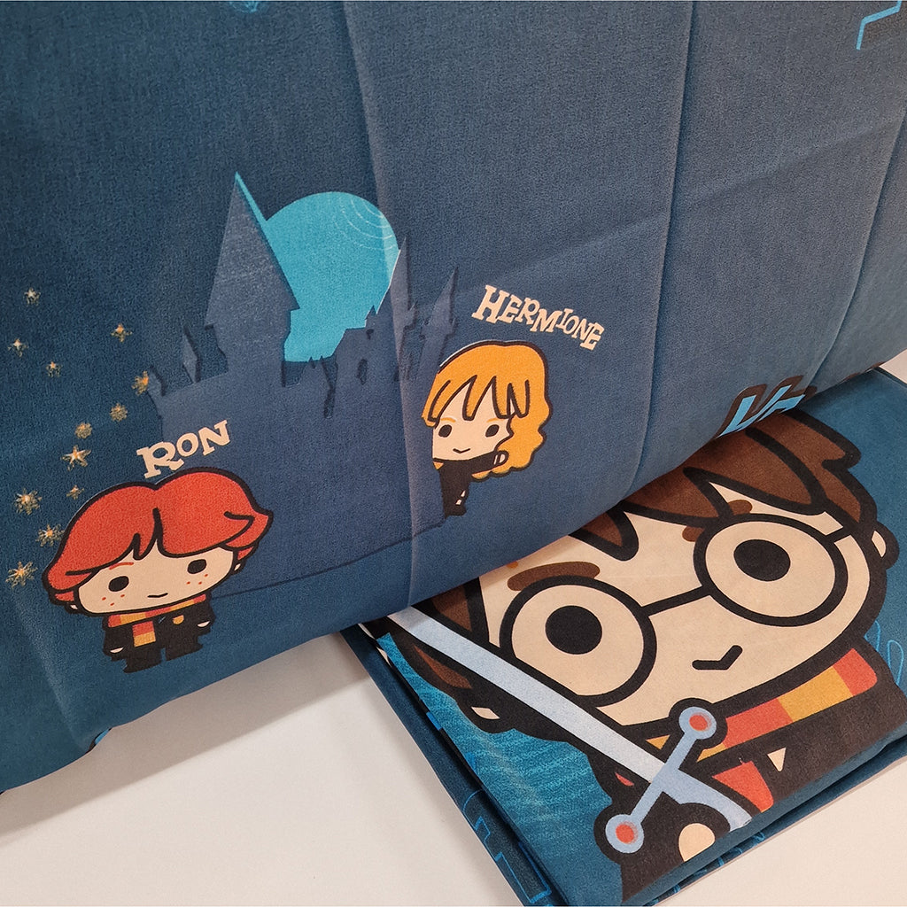 Set Lenzuola Singolo in Microfibra Harry Potter Mod.2