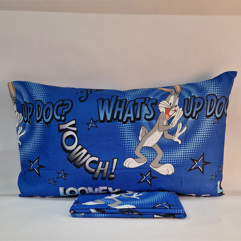 Set Lenzuola Singolo in Microfibra Looney Tunes Bugs Bunny