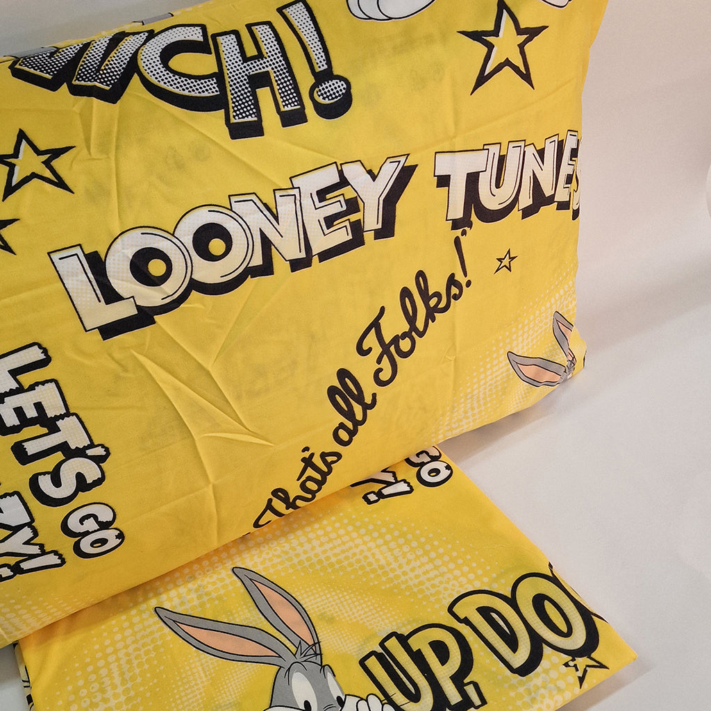 Set Lenzuola Singolo in Microfibra Looney Tunes Bugs Bunny