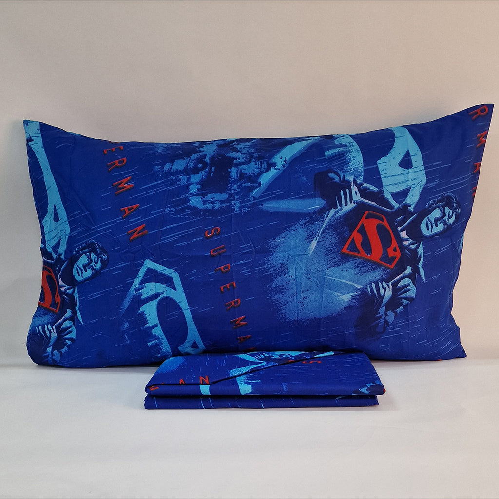 Set Lenzuola Singolo in Microfibra Superman