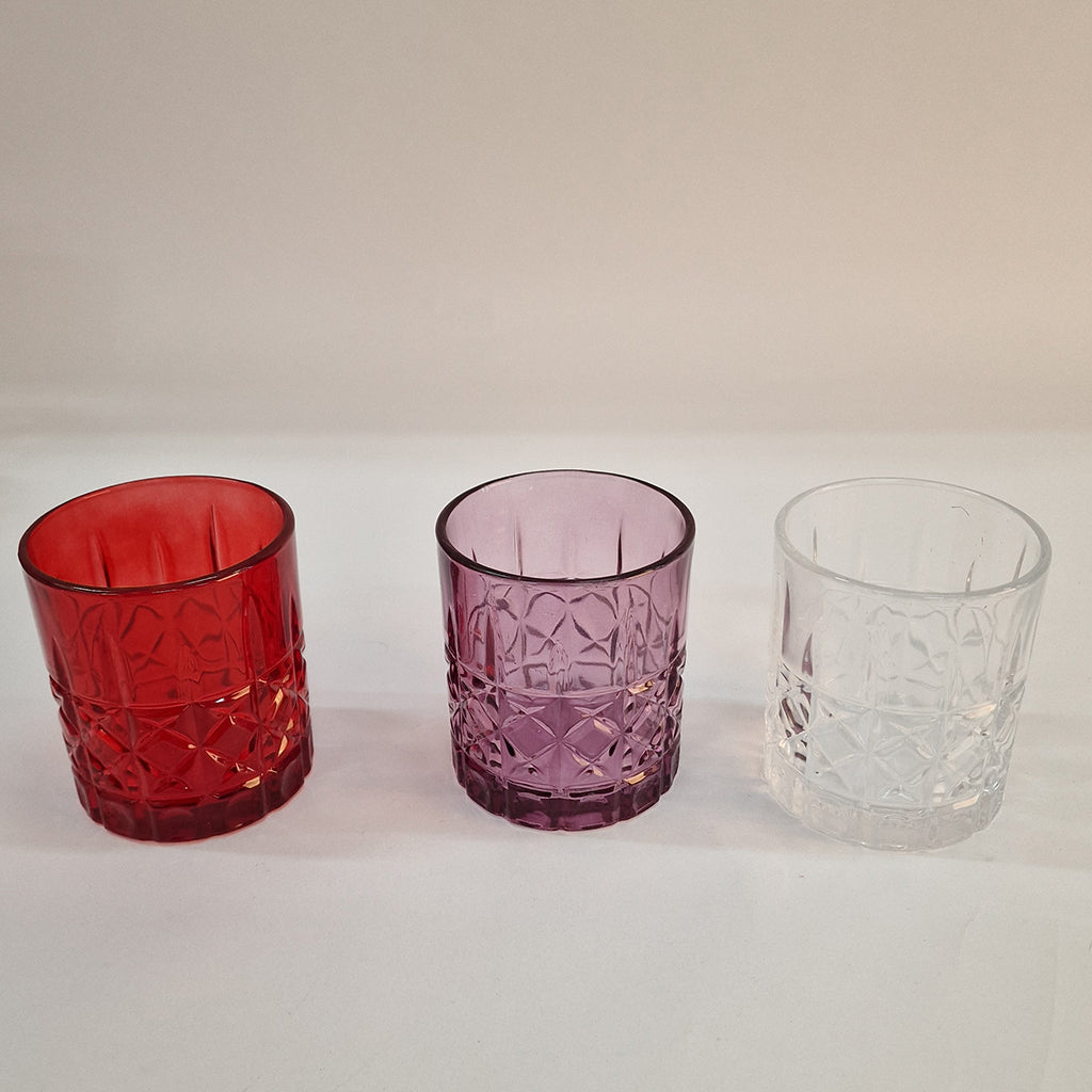 Set Bicchieri 6pz. in Vetro Multicolor Passion