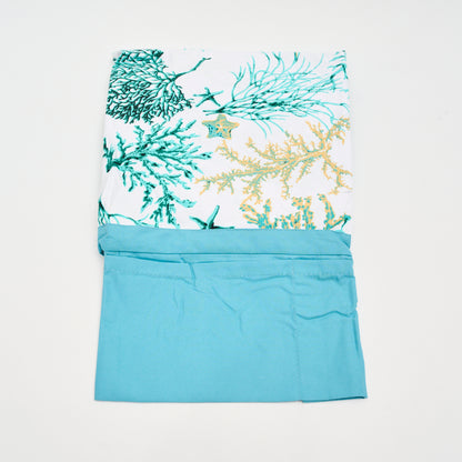 Telo copri lettino microfibra Corallo