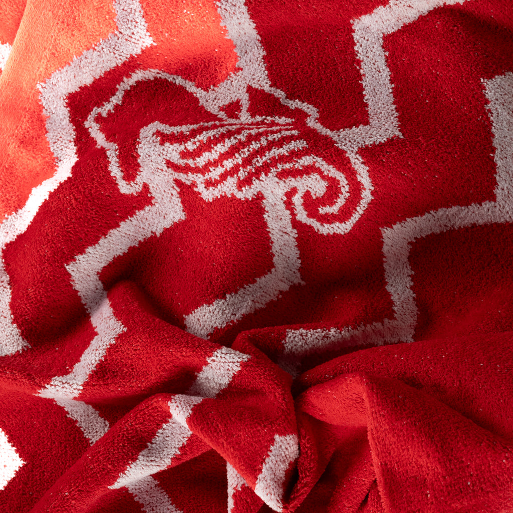 Telo Mare Spugna Liabel Red 86x160 cm