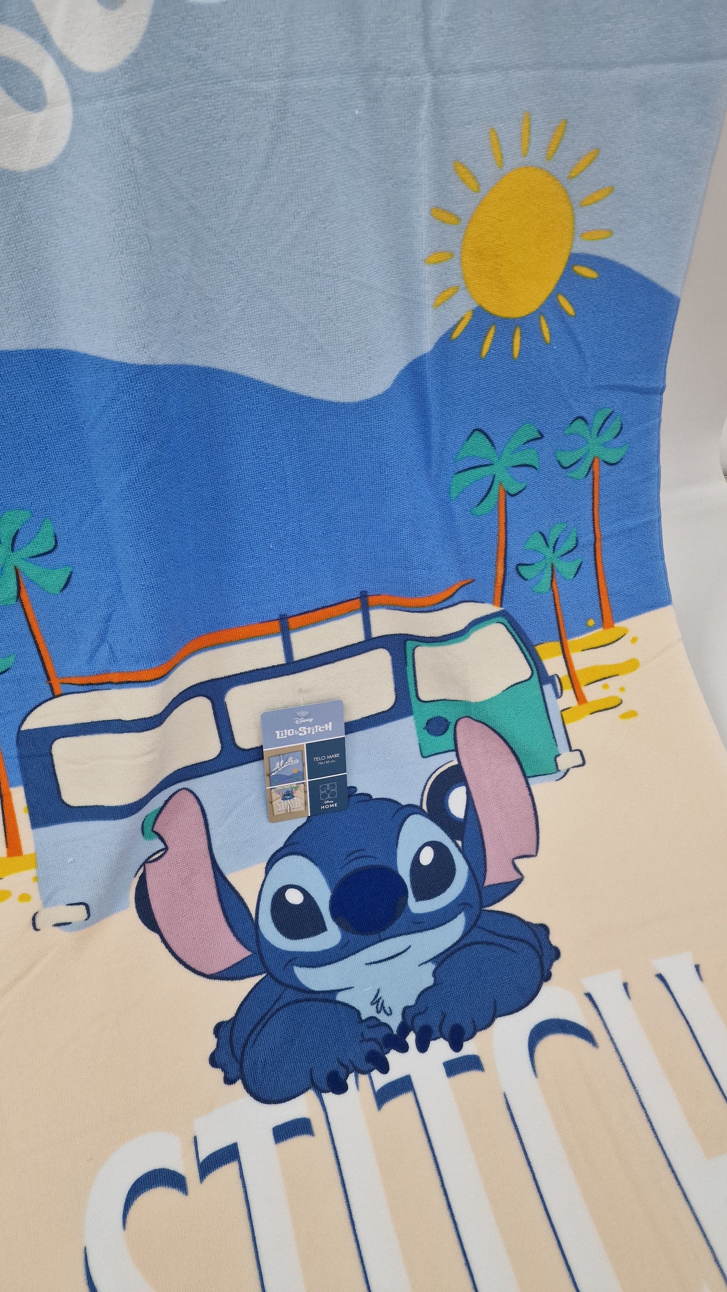 Telo Mare Microspugna Lilo &amp; Stich 70x140 cm