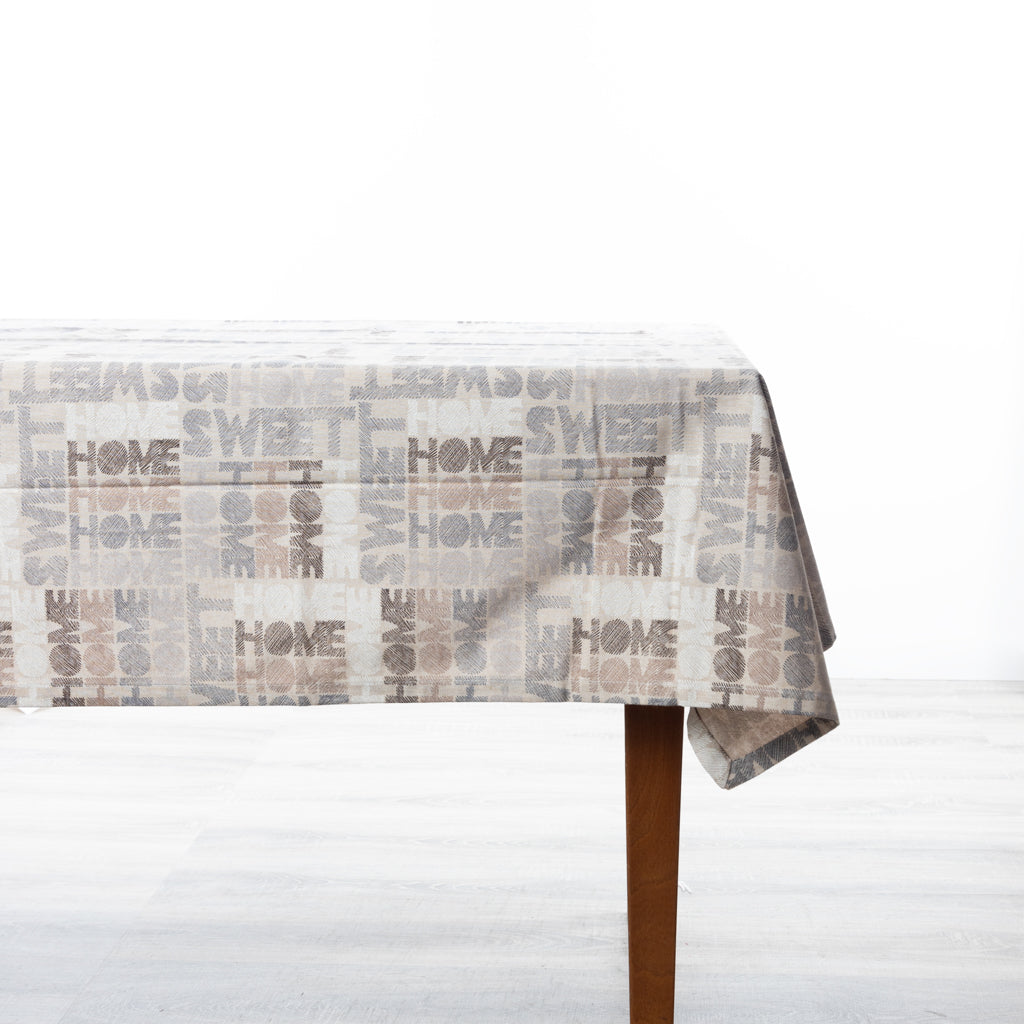 Tovaglia in Cotone Home Grigio