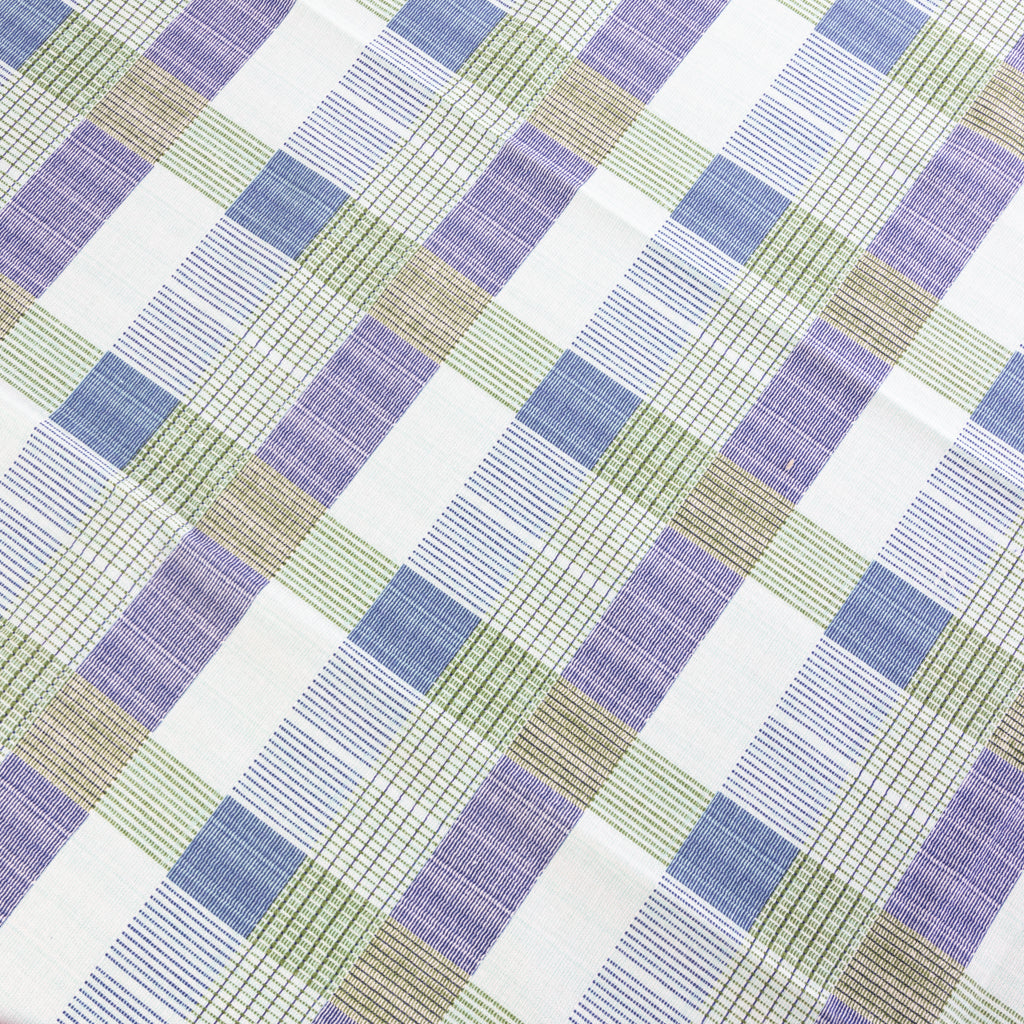 Tovaglia in Cotone Quadri Blu