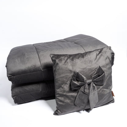 Trapunta Matrimoniale con Cuscino Nami Velvet