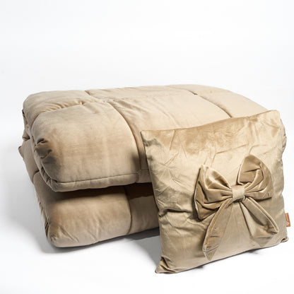 Trapunta Matrimoniale con Cuscino Nami Velvet