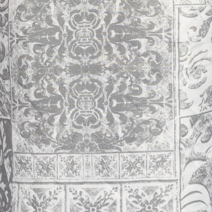 Trapuntino Italiano Matrimoniale Double Face Maiolica Grigio