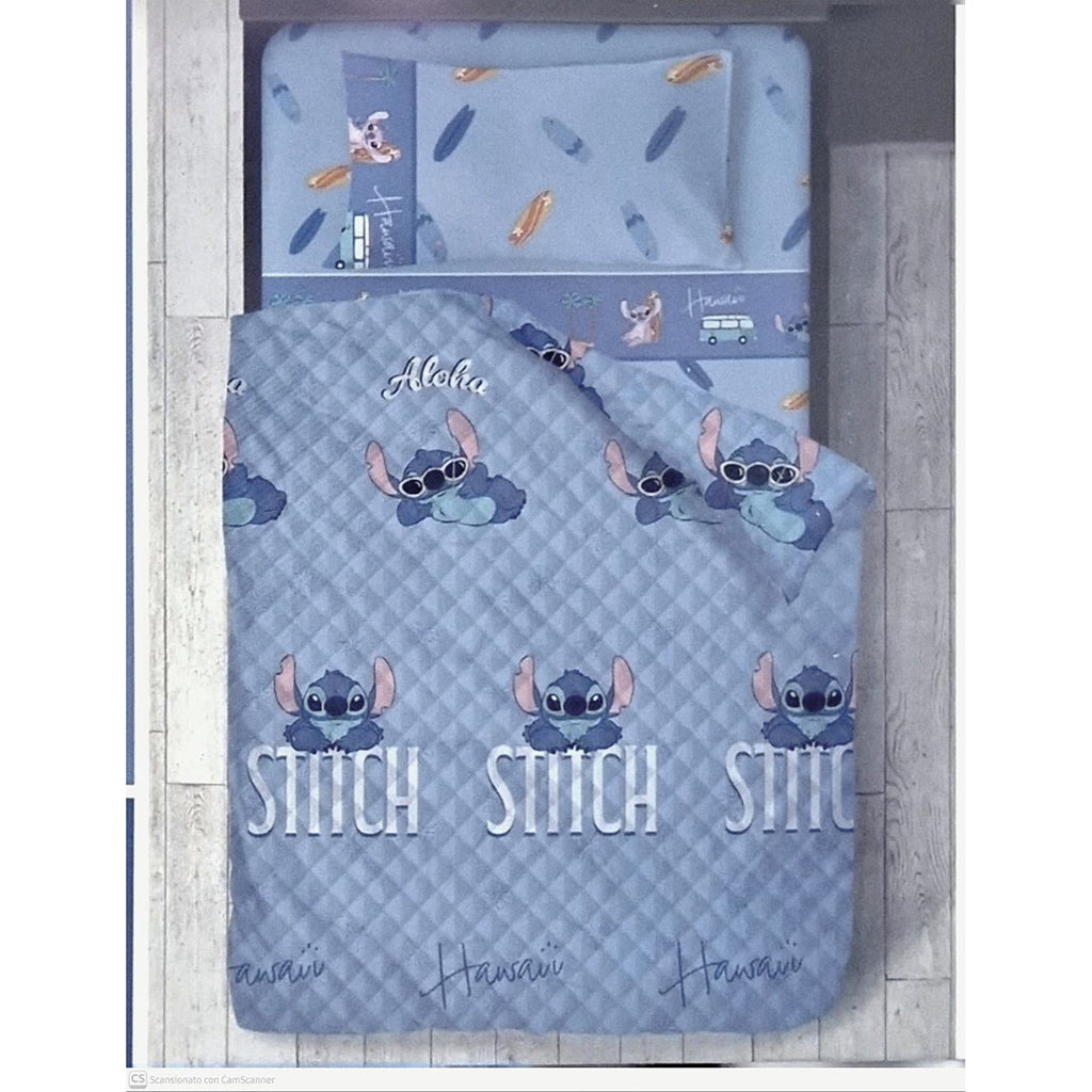 Trapuntino Lilo&amp;Stich Azzurro Disney