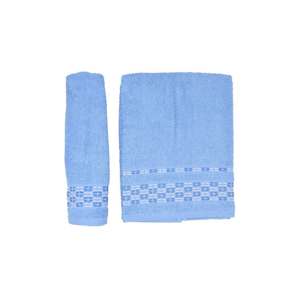 Asciugamano con Ospite Spugna Jacquard Liabel 2114