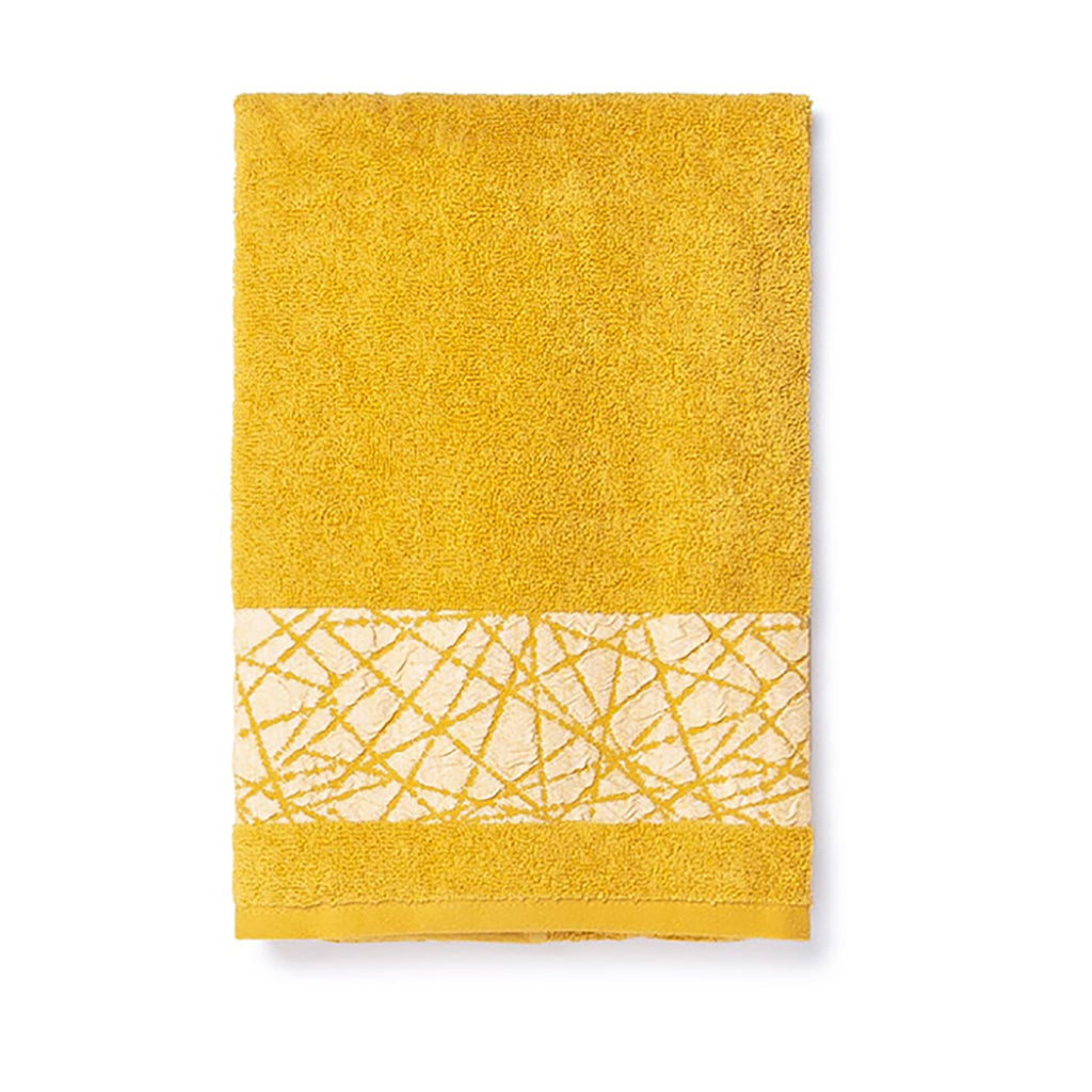 Asciugamano con Ospite Spugna Jacquard Geometrico Lara Justin